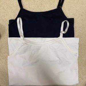 2 Shapermint scoop neck compression camis.